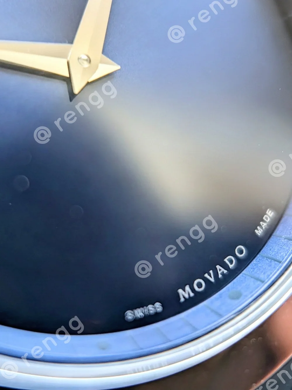 40mm Movado Luno Sport Blue Men's Stainless Steel Dress Watch Sapphire